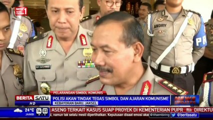 Kepolisian Tindak Tegas Pengguna Atribut Komunis