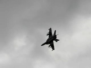 F18 Super Hornet au Bourget 2007