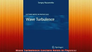READ book  Wave Turbulence Lecture Notes in Physics Full EBook