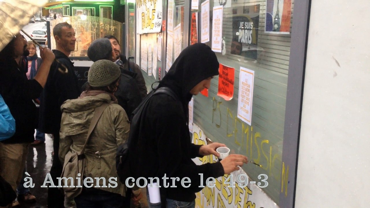 Amiens : manifestation contre le 49-3