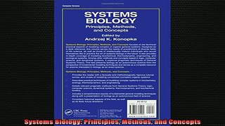 Free Full PDF Downlaod  Systems Biology Principles Methods and Concepts Full Free