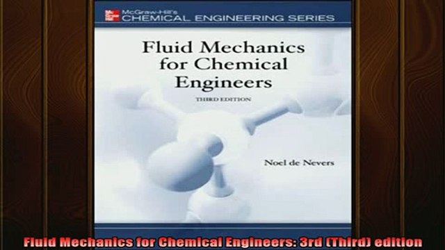 READ book Fluid Mechanics for Chemical Engineers 3rd Third edition Full EBook