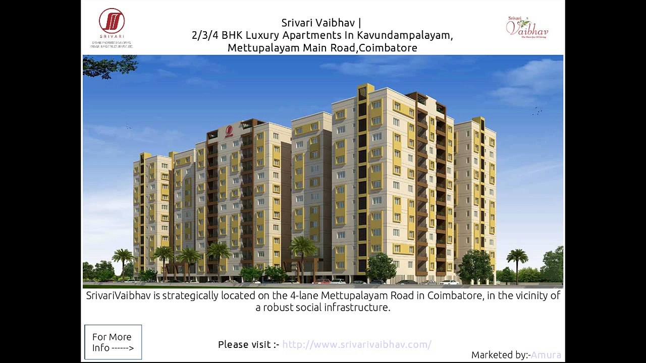 Srivari Vaibhav - Residential Property Near R.S.Puram,Sai Baba Colony in Coimbatore For Sale