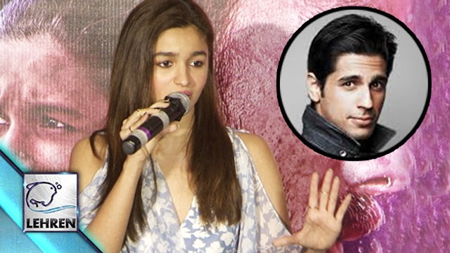 Alia Bhatt IGNORED Question On Sidharth Malhotra