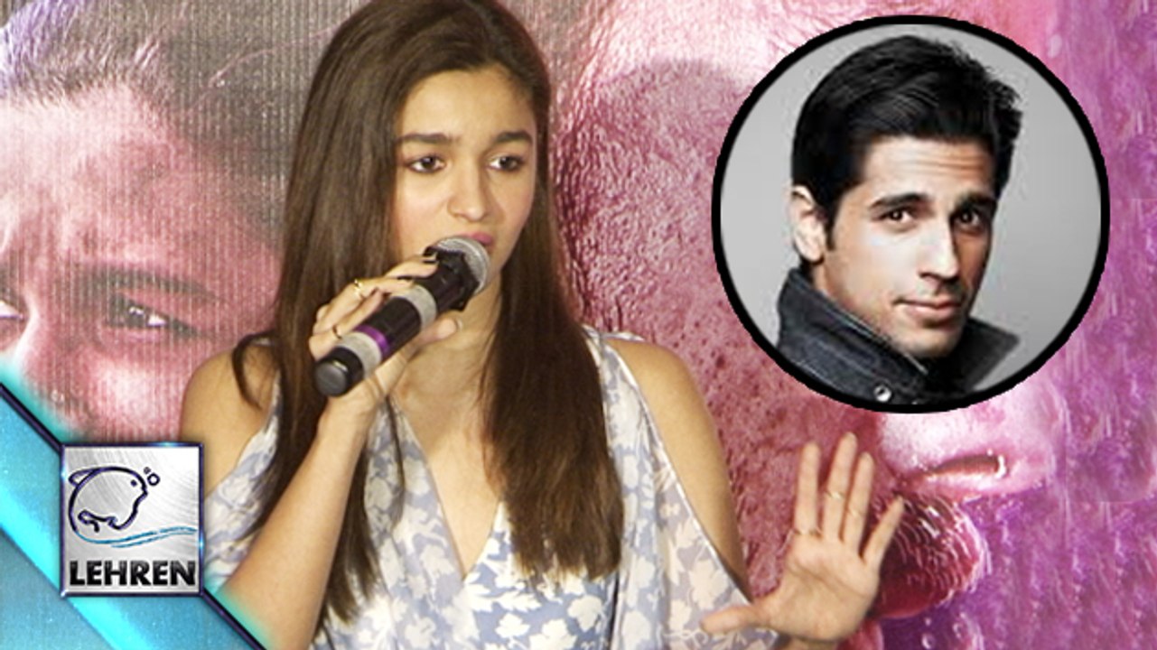 Alia Bhatt IGNORED Question On Sidharth Malhotra