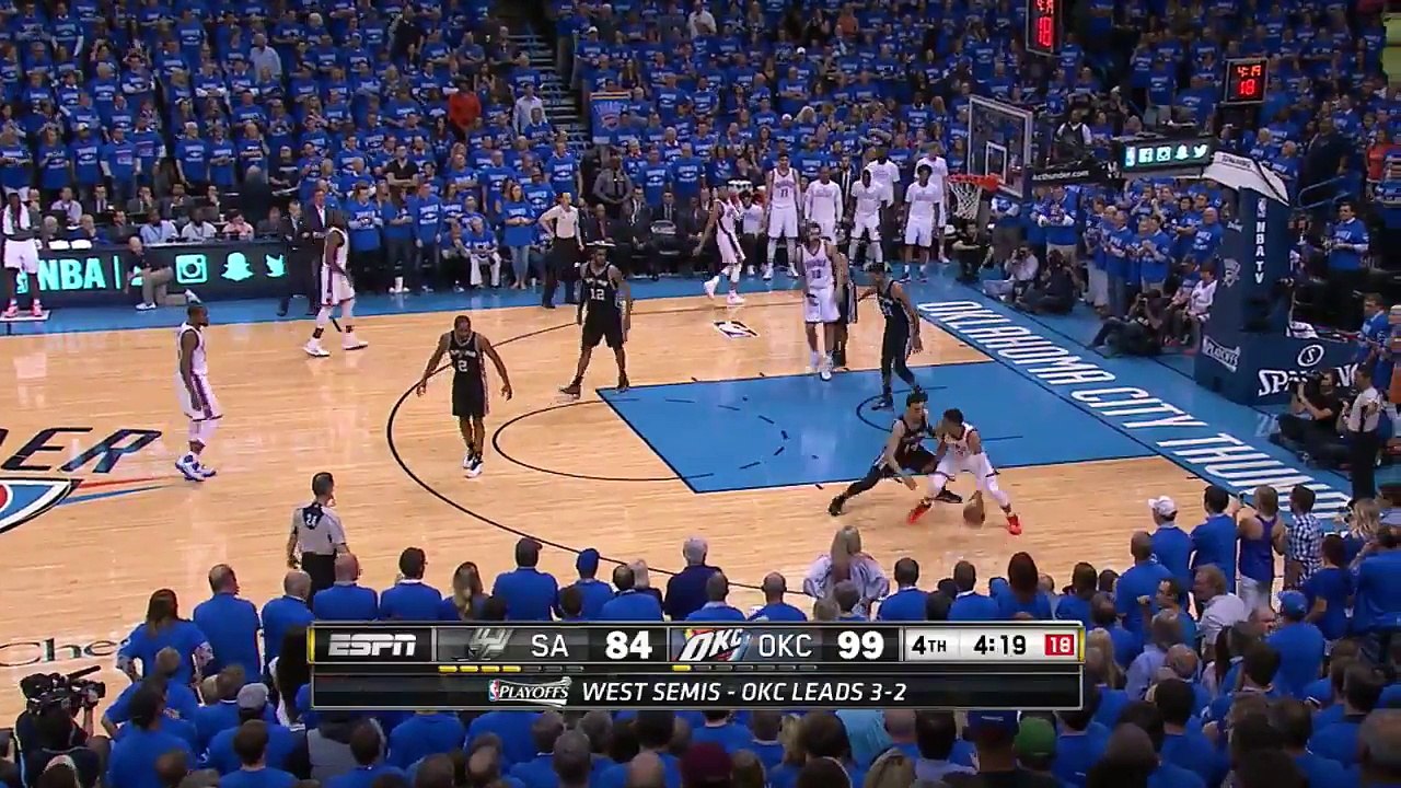 Andre Roberson contre Kawhi Leonard