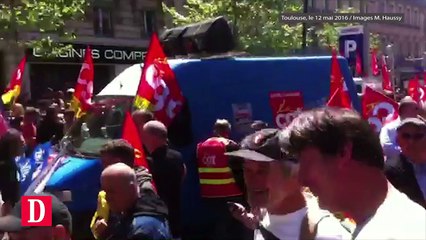 Manifestation anti loi Travail le 12 mai 2016 à Toulouse