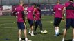 FC Barcelona training session: Back to work with La Liga decider in mind