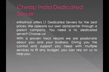 cheap India dedicated server