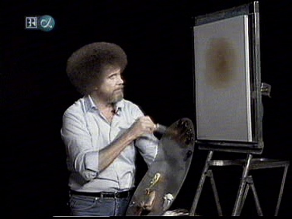 The Joy Of Painting S17 01   Golden Mist Oval