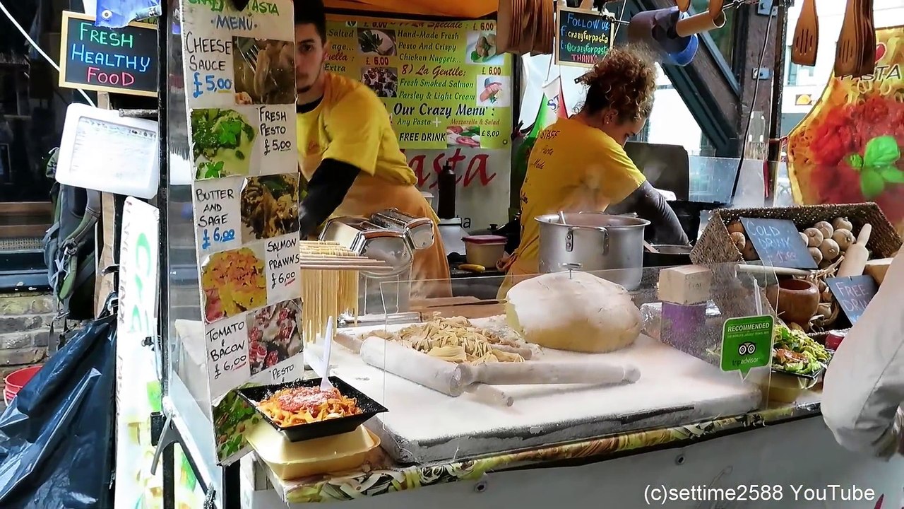 Miam ! Des pâtes Italiennes faites à la main dans les rues de Londres