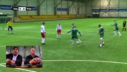 Des joueurs de foot prennent des décharges électriques.. Hilarant !