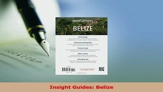 Download  Insight Guides Belize Ebook Free