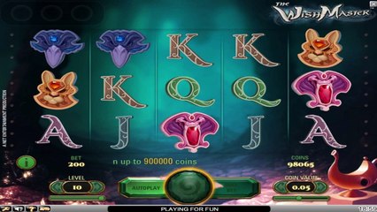 Wish Master ilmainen kasino kolikkopeli NetEnt Video Esikatselu