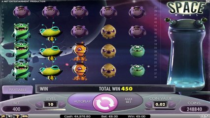 Space Wars ilmainen kasino kolikkopeli NetEnt Video Esikatselu