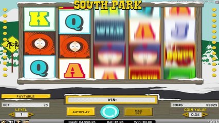 South Park ilmainen kasino kolikkopeli NetEnt Video Esikatselu