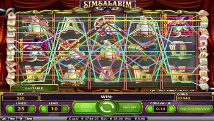 Simsalabim ilmainen kasino kolikkopeli NetEnt Video Esikatselu