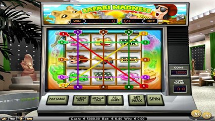 Safari Madness ilmainen kasino kolikkopeli NetEnt Video Esikatselu