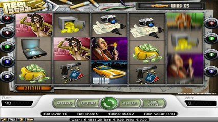 Reel Steal ilmainen kasino kolikkopeli NetEnt Video Esikatselu
