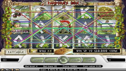 Pandora's Box ilmainen kasino kolikkopeli NetEnt Video Esikatselu