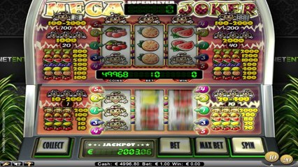 Mega Joker ilmainen kasino kolikkopeli NetEnt Video Esikatselu