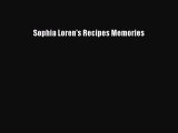 Read Sophia Loren's Recipes Memories PDF Online