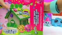 DIY Shopkins Vanilla Cookie House with Frosting   Candy Kit - Cookieswirlc Video