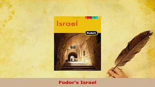 Read  Fodors Israel Ebook Free