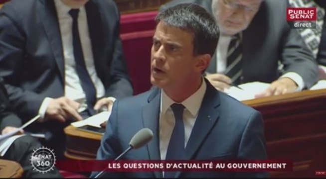 La tirade de Valls contre les communistes au Sénat
