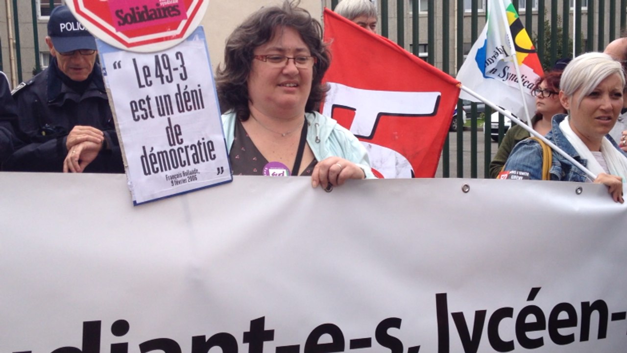 Manifestation contre la loi Travail et le 49.3