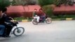 world best bike stunts in pakistan - Dangereous Bike wheeling with Stunt