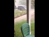 Guy Videoing Storm Nearly Gets Struck by Lightning