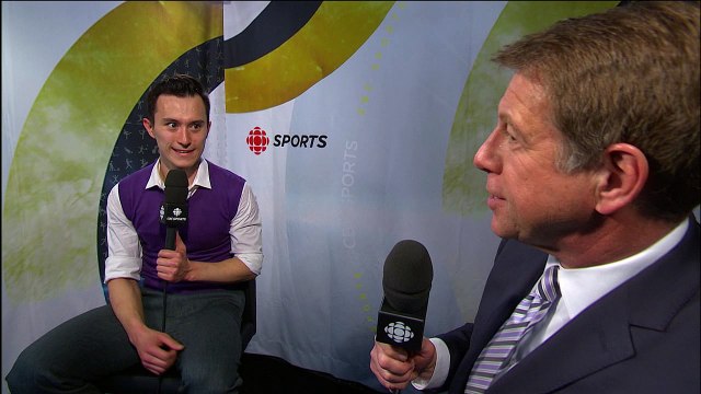 Patrick CHAN - post-interview SP - ISU World Championships 2016