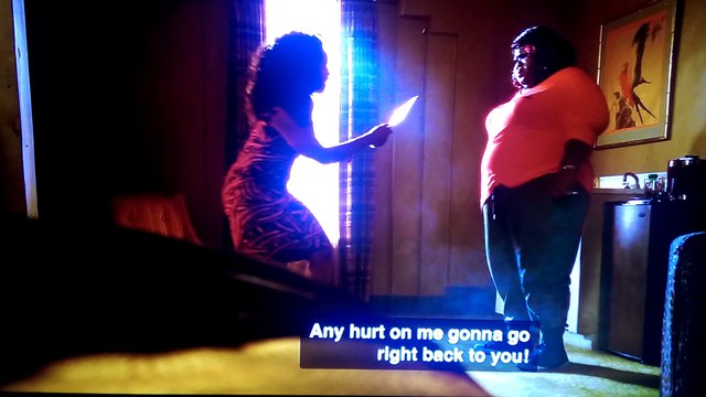 AHS - Season 5. Angela Bassett & Evan Peters VS Gabourey Sidibe as Queenie.
