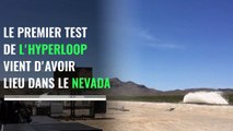 Premièrs tests réussis du train supersonique Hyperloop