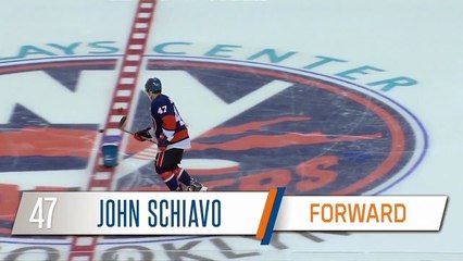 New York Islanders rookie camp shootout goal John Schiavo.