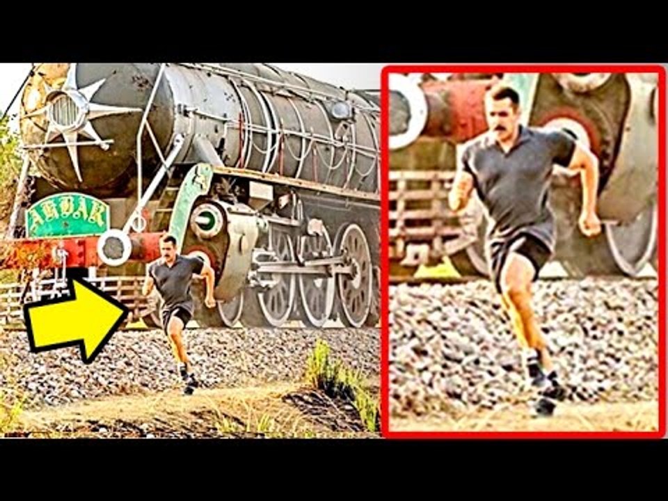 Salman Khan Beats A Train While Running For A Scene In SULTAN