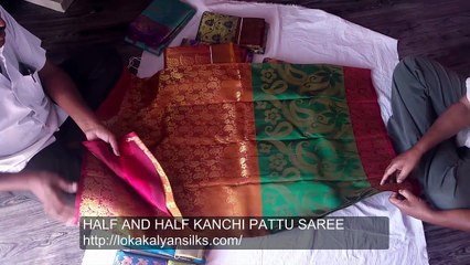 HALF AND HALF SILK SAREE