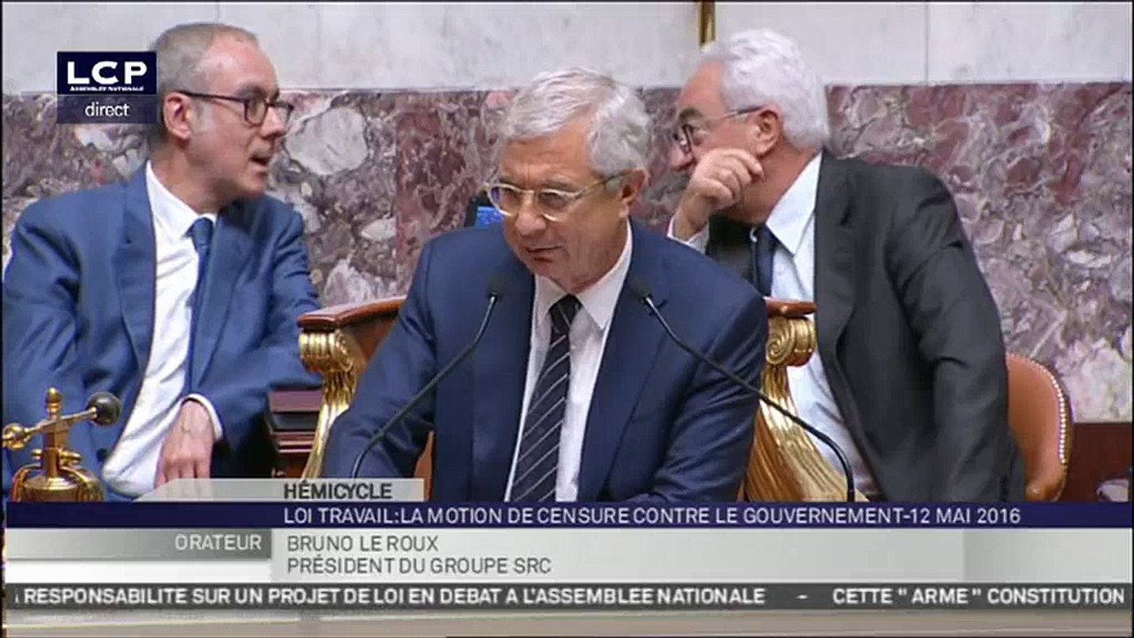 Bruno Le Roux traite les députés LR de "gueulards"