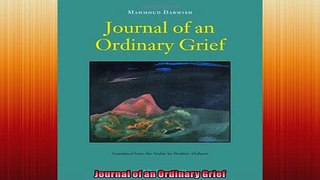 Free book  Journal of an Ordinary Grief