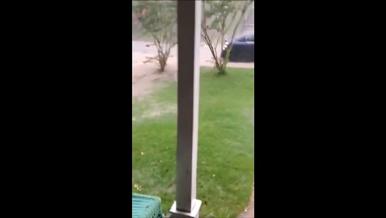Lightning in Storm close to Man Making its Video