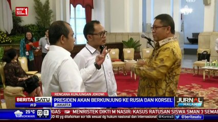 Jokowi Kunjungan Kerja ke Korsel dan Rusia