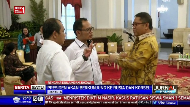 Jokowi Kunjungan Kerja ke Korsel dan Rusia