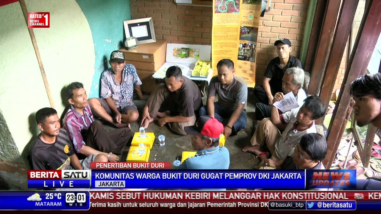 Warga Bukit Duri Gugat Pemprov DKI