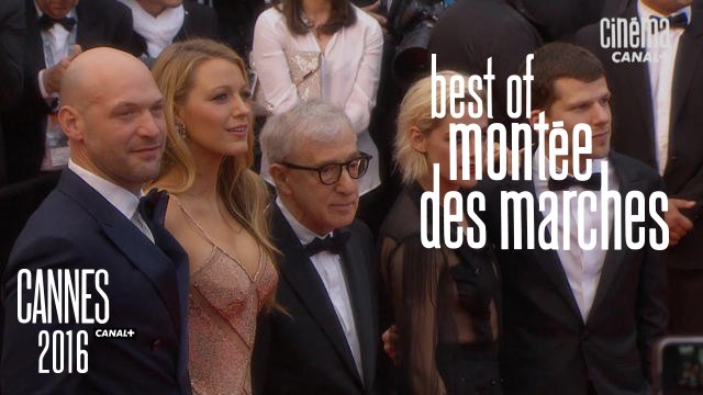 Cafe Society - Montée des Marches par Laurent Weil - Cannes 2016 CANAL+