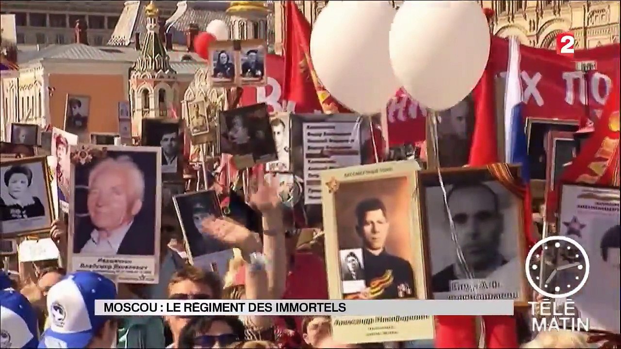 Moscou   Le régiment des immortels - 2016 05 12