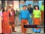 Singer Fairuz and the scene from the play Lulu