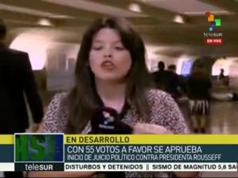 Golpe a la democracia en Brasil, senadores aprueban impeachment