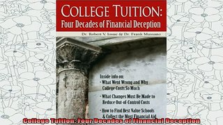 read here  College Tuition Four Decades of Financial Deception