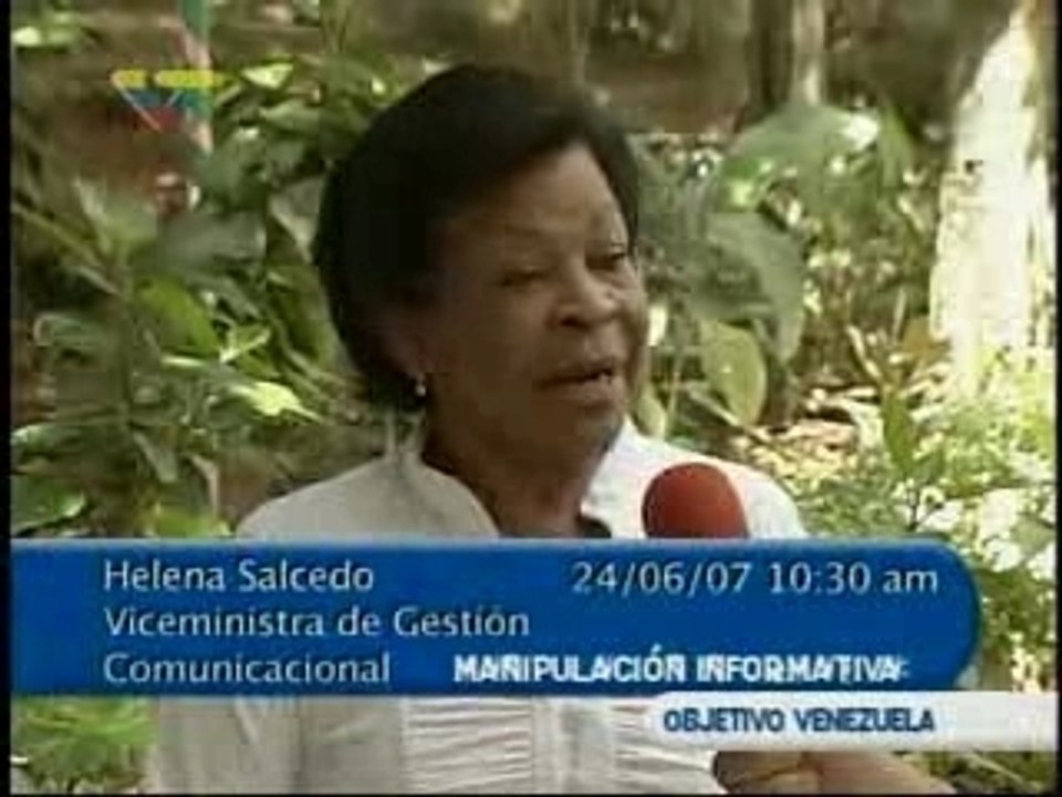 (1) Manipulación Informativa, objetivo: Venezuela